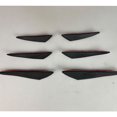 thumbnail image 3 of stanreset 6pcs ABS Front Bumper Lip Canard Splitter Fin Spoiler Kit For Lip Splitter Fin Canard Splitter A, 3 of 6