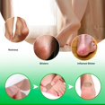 thumbnail image 1 of Transemion 10pcs/set Wear-resistant And Easy Application Heel Stickers With Adhesive Pads, 1 of 6
