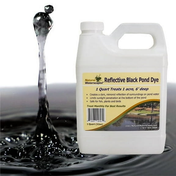 Reflective Black Pond Dye Concentrated Quart