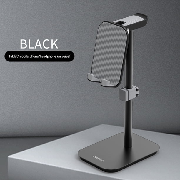 Soporte multiusos ajustable para tableta y teléfono móvil Ehuebsd Negro