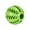 Green, variant on 1 PC Interactive Dog Toy Ball Dog Pet Food Treat Feeder Chew Tooth Cleaning Durable Puppy Ball(7cm)