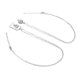 thumbnail image 4 of 2 piezas exquisito collar de trébol de cuatro hojas colgantes collar del día de San Valentín collar de plata, 4 of 14