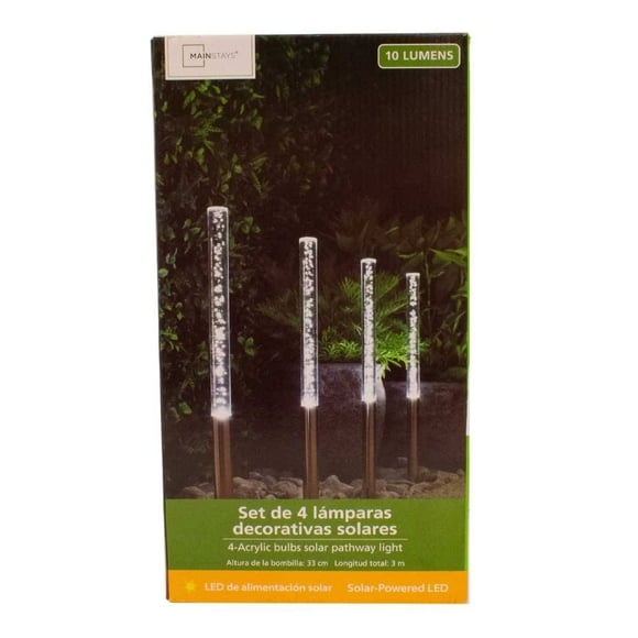Set de Lámparas Mainstays 3 m Decorativas Solares Multicolor