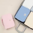 thumbnail image 3 of Vintage Man Bathroom Accessories Portable Simple Square Nylon Travel Toiletry Bag Makeup Case Women Cosmetic Bag Hook Storage Bag BLUE, 3 of 8