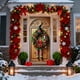 thumbnail image 5 of Seyotauo Merry Christmas Door Cover 35x71 Christmas Gift Box Present Hanging Banner Decoration Winter Holiday Bow Window Door Cover Stripes Ornaments Year Party Home Wall Outdoor, 5 of 6