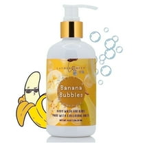 Banana Bubbles Kids Natural Body Wash - Safe on All Skin with Colloidal Oats - 8 oz by LatherGreen