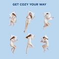Cozy Comfort Queen Pillows Set of 4 - Queen Size Pillows 4 Pack Hotel Quality Luxury Plush Soft Supportive Pillows Premium Breathable Microfiber Bed Pillows for Back, Stomach or Side Sleepers