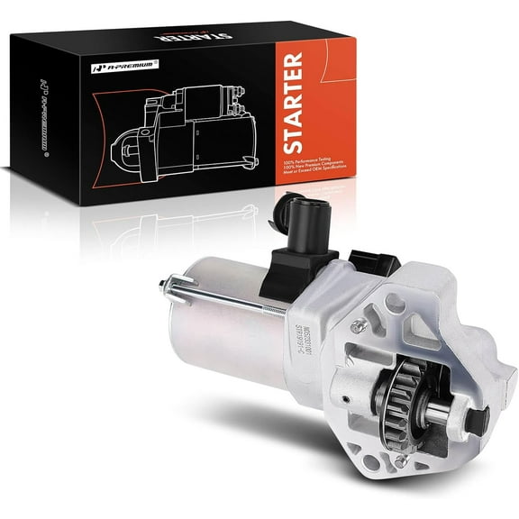 A-Premium Starter Motor Compatible with Acura TSX 2010 2011 2012 2013 2014 3.5L, 12V 1.6KW 19-Teeth Counterclockwise, Replace# 31200-RL8-A01