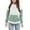 Green, variant on Tdoqot Girls Color Block Hoodies with Pockets- Fall Fashion Casual Soft Long Sleeve Sweatshirt Green Size 5-6 Years