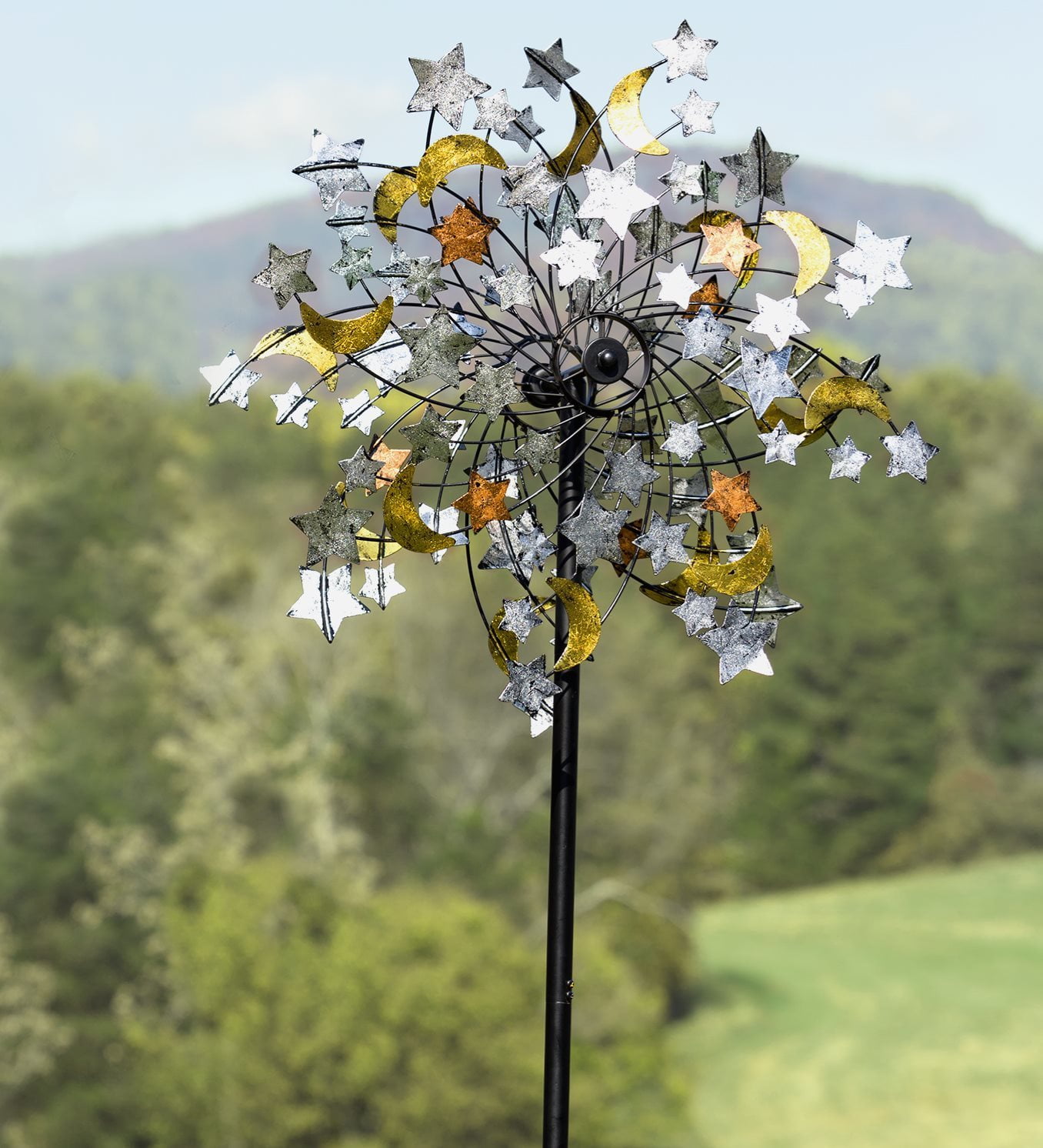 Celestial Confetti Garden Wind Spinner by Plow & Hearth