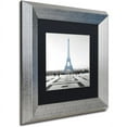 thumbnail image 2 of Trademark Fine Art "Eiffel Serenity" Canvas Art by Alan Blaustein, Black Matte, Silver Frame, 2 of 4