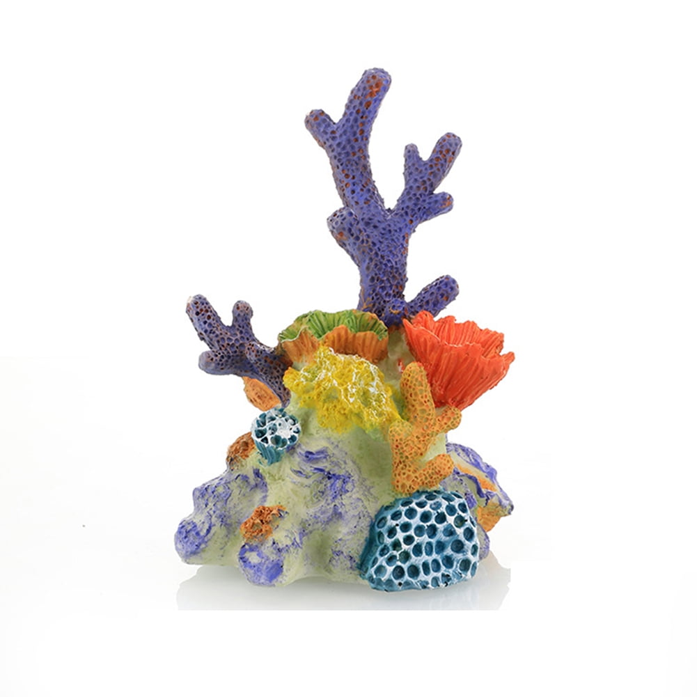 KYAIGUO Fish Tank Decor Stable Artificial Resin Coral Aquarium Decorations Fish Tank Accessories