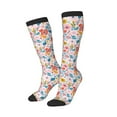 thumbnail image 2 of Balery Floral Ditsy Fun Novelty Socks Men'S Women'S Crew Socks Funny Crazy Novelty Socks Quirky And Cool Socks, 2 of 9