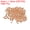 Rose Gold, variant on Uxcell 1000 Pack 4mm Round Spacer Beads Making Spacer Loose Ball Bead, Copper