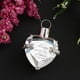 thumbnail image 5 of 1 colgante mini de cristal en forma de corazón para hombre y mujer, fabricado en acero inoxidable. Type4, 5 of 9
