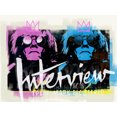 thumbnail image 4 of Stephen Chambers 24x19 White Modern Wood Framed Wall Art Titled - Warhol Interview, 4 of 6