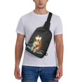 thumbnail image 6 of Calvin And Hobbes Crossbody Sling Bag Fanny Pack Sling Chest Bag Dual Pocket Chest Daypack Satchel For Hiking Travel, 6 of 8