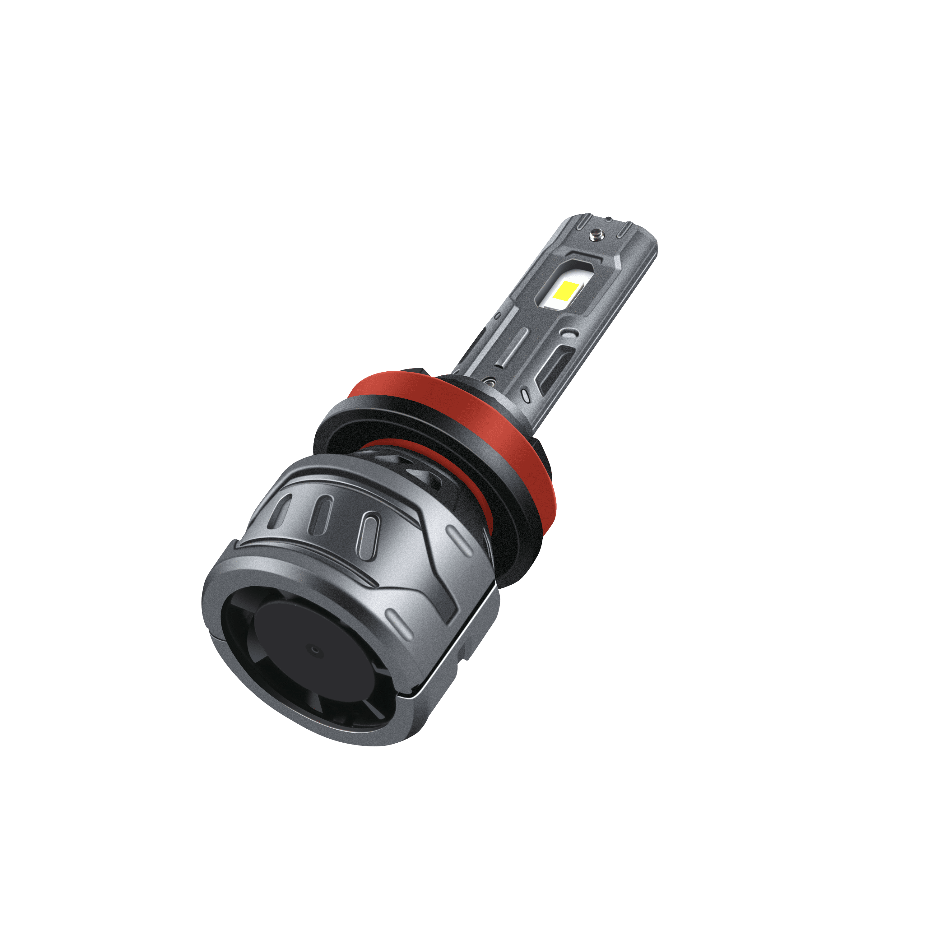 Alla Lighting S-HCR H8 H9 H11 LED Bulbs, Headlights/Fog Lights/DRL, 6500K Xenon White 10000Lms Xtreme Super Bright Upgrade Halogen, HID Headlamps