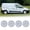 16 inch- Sliver Lacquer, variant on Set of 4 16 inch hHubcaps Compatible for 2014-2023 Ford Transit Connect Snap-On Installation with retention rings, 16 inch Ford Steel Wheel Cover(Sliver Lacquer)