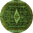 thumbnail image 1 of Ahgly Company Indoor Round Persian Green Traditional Area Rugs, 4' Round, 1 of 1