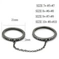 thumbnail image 2 of IP Light Black (IP Gun) Stainless Steel Ring with Top Grade Crystal in Jet for Women Jet Stone Color Style TK2614 Size 10, 2 of 4