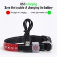 thumbnail image 5 of Rechargeable Night Safety Anti-Lost Glowing Luminous Pet Dog Collars Dog Supplies Led Dog Collar RED S, 5 of 8
