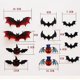 thumbnail image 2 of Adhesivo de pared de murciélagos 3D, 60 piezas de adhesivos de murciélagos de Halloween, decoración de murciélagos 3D, para paredes, ventanas y puertas de fiesta de Halloween, 2 of 5