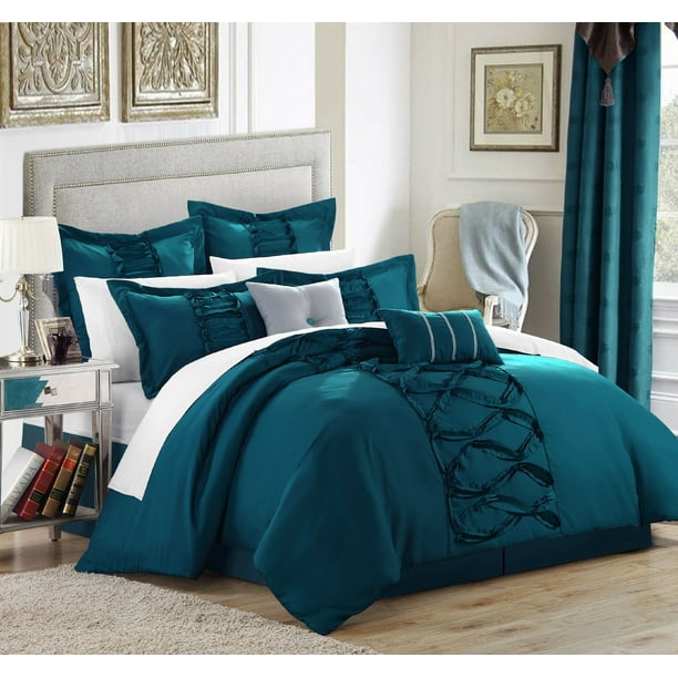 Chic Home Nancy Contemporary 500 Thread Count 8 Piece Comforter Sets