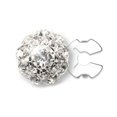 thumbnail image 2 of Hyknon Tools Rhinestone Buttons Cover Flower Sleeve Button Cover No Sew Instant Button Clip Decarative Button Embellishments For Dress Suit Tux Shirt Tuxedo Accessories Tools, 2 of 5