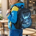 thumbnail image 5 of Aplkyhs Blue Axolotl Sports Backpack for Kids Teens Age 6-18 School Bookbag Durable Lightweight Water Repellent Backpack for School Sports, 5 of 7