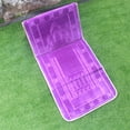thumbnail image 4 of kurtrusly Convenient Folding Meditation Mat Exquisite Prayer Rug for Home Decor Amaranth 55 x 147cm, 4 of 6