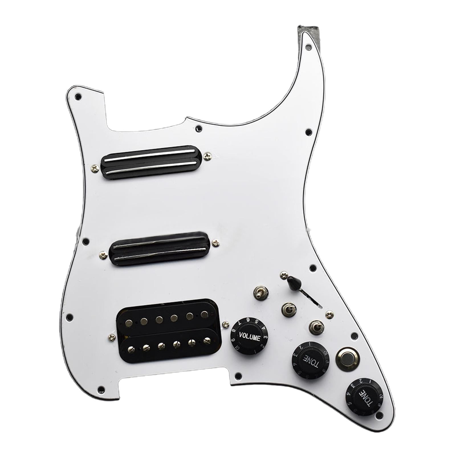 Rushawy Guitar Pickguard Loaded Prewired Scratchplate for Electric Guitars Accessory with switch