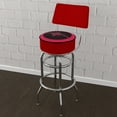 thumbnail image 4 of Trademark Gameroom Houston Rockets Logo Bar Stool with Back Rest, 4 of 6