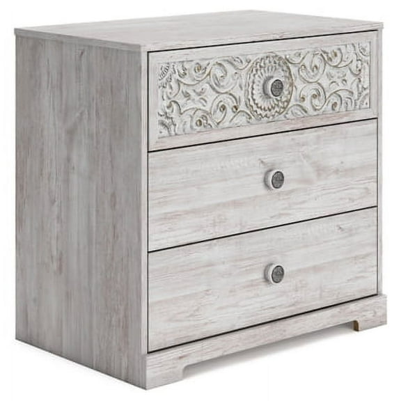 Signature Design by Ashley Casual Paxberry Chest of Drawers Whitewash