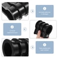thumbnail image 3 of OFFIGAM 2Pcs Black Pool Ladder Parts Ladder Buckle for Swimming Pool Easy to Install and Clean, 3 of 6