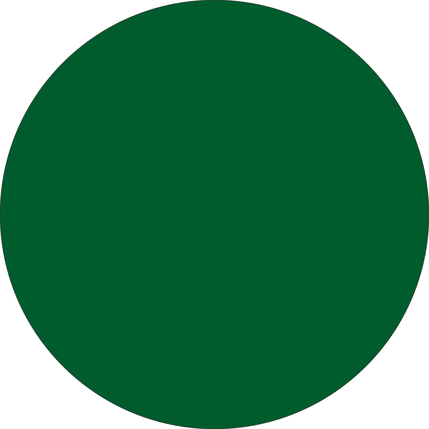 Tape Logic Inventory Circle Labels 1/2' Green 500/Roll DL690D