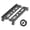 Adjustable,Rectangular, variant on Computer Tower Stand, Ventilated PC Holder with Wheels - Fits Most Desktop CPU, Steel Mobile Cart Riser for Gaming & Office