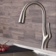 thumbnail image 1 of Kraus KPF-1674SFS Merlin Dual Function Pull, Faucets for Kitchen Sinks, Single-Handle, 16 Inch, Modern Spot Free Stainless Steel, 1 of 1