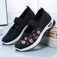 thumbnail image 5 of Mepaouo Women's Mesh Flats Shoes Embroidery Casual Slip on Walking Shoes Memory Foam Work Shoes, 5 of 7