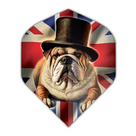 3 Sets (9 Flights) Pentathlon BULLDOG Standard Ex-Tough Dart Flights - 100 Micron