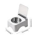 thumbnail image 2 of Barhoo Cat Bowl with Infrared Sensor Automatic Lid, Anti-Ant and Anti-Chew Pet Feeder for Cats and Dogs, Smart Food Dispenser with Automatic Cover for Hygiene, 2 of 7