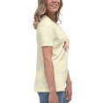thumbnail image 4 of Bella + Canvas Women's Relaxed T-Shirt Short Sleeve Graphic Crew Neck (Citron, 2XL), 4 of 5