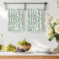 thumbnail image 3 of Green Ivy Leaves Kitchen Towels Set of 3, Spring Plants Botanical Modern Country Absorbent Dish Towels for Kitchen, Microfiber Hand Towel, Quick Drying Tea Towel for Cleaning Decorative Dishcloths, 3 of 7
