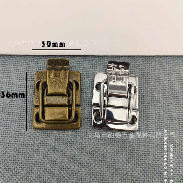 BRIGHTFUFU 6 cierres de palanca: cierre de maleta, hebillas de cofre, cerradura de caja de baúl retro con tornillo para caja de madera, caja de herramientas, gabinete.
