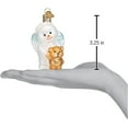 thumbnail image 4 of Old World Christmas Baby Snow Angel Glass Blown Ornament for Christmas Tree, 4 of 5