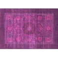 thumbnail image 1 of Ahgly Company Indoor Rectangle Abstract Pink Modern Area Rugs, 2' x 5', 1 of 4