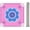 Pink, variant on Mahjong Mat for Table with Rules Anti Slip and Noise Reduction Table Cover for Mahjong, Poker, Card Games, Board Games, Dominoes, Tile Games 31.5" x 31.5" with 1 Carrying Bag (Deep Blue)