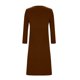 thumbnail image 4 of mfyjkho Vestidos para mujer, Vestido informal de manga larga con cuello redondo y estampado de leopardo para mujer Vestidos maxi para mujer xl, 4 of 5