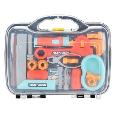 

Megawheels Play house set Kids Toy Tool Set Play Tools Carpenter Tool Kit Simulation Screwdriver