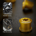 thumbnail image 2 of Mountainous Bicycle Disc Nail Piñón de una Sola Velocidad Aleación de Aluminio Color Diente Disco Tornillo Desmontaje Juego de Herramientas Plata A, 2 of 5